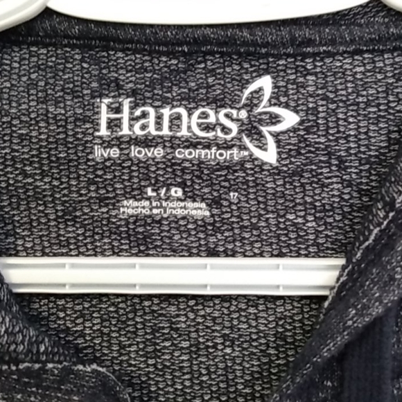 Hanes French Terry Hoodie - Picture 2 of 2